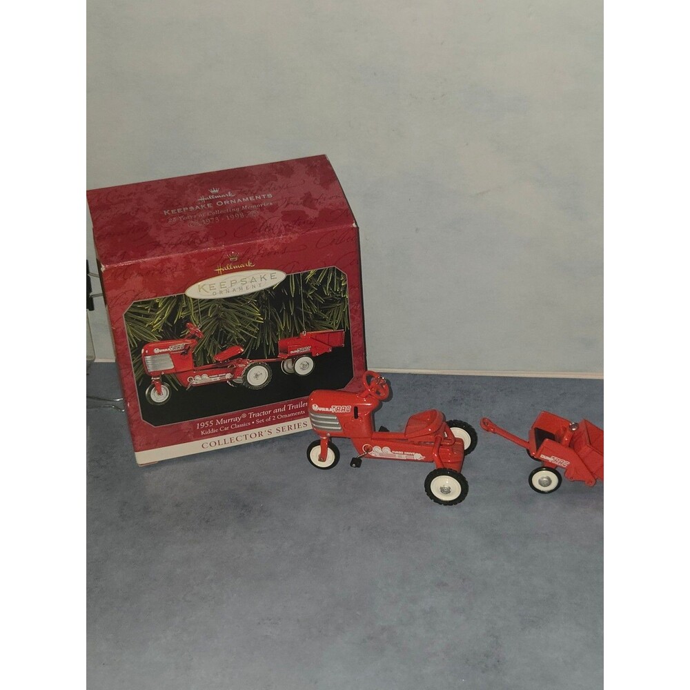 Hallmark 1955 Murray Tractor And Trailer  Ornament (ORN-1)